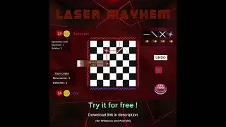 Laser Mayhem gameplay (game in development)