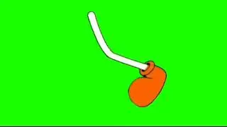 Green Screen Cartoon Animation Leg  And Hand ✋ Character Video No Copyright #greenscreen #character