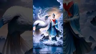 ✨Divine Serenity &mdash; Buddha and the Celestial Bird of Peace✨#shorts #buddha #shortsfeed