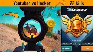😲 Youtuber vs Hacker intense Fight in open Circle | 22 kills | Gamexpro