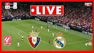 🔴 Osasuna vs Real Madrid LIVE | LaLiga 2025/2026 | Full Match