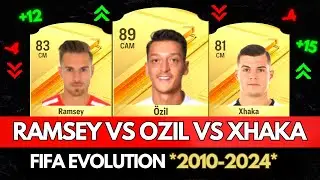 RAMSEY VS OZIL VS XHAKA FIFA EVOLUTION! 👀🤯 | FIFA 10 - EA FC 24