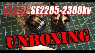 DYS SE2205 2300kv hollow shafts UNBOXING