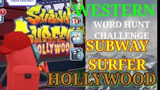 Western The Word Hunt Challenge Completed Subway Surfer Hollywood Adventure 