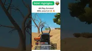 Scout🔥 MK14 On Fire in AA Play Survival Surge 2025 | MDL Domination! #shortsvideo