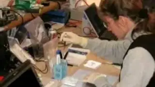 Some scientists talking about growing plants on Mars