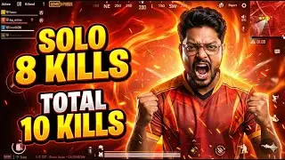 PUBG/BGMI Live | Conqueror Rank Push | 20+ Kills | Chicken Dinner