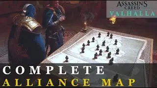 Complete Alliance Map What It Looks Like | 80 Hours Playtime | Assassin's Creed Valhalla