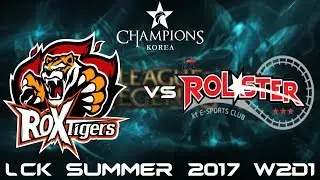 [LCK] ROX Tigers vs KT Rolster Highlight Game 1 W2D1 LCK SUMMER 2017