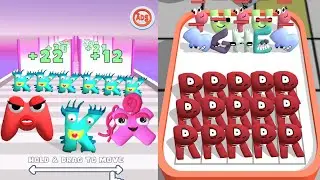 Merge Alphabet Lord Run vs Merge Number Block Number Lore Max Level Gameplay