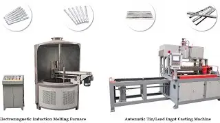 Cast 700KG+ Tin/Lead Ingots/Hour! ⚡ Full Automatic 1kg Tin/Lead Ingot Casting Machine