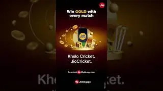 Stand a chance to win Gold with Jio Cricket Play Along on JioEngage