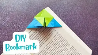 Easy origami bookmark | Origami Corner Bookmark | How to make Bookmark #bookmark