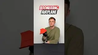 Boomerang Paper Plane ✈️ #diy #diyproject #origami #papercraft #paper #paperplane