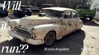 Classic car frozen in time and forgotten in the woods of Maine for years! WILL IT START? Ep.1