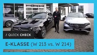 DAS unterscheidet die neue E-Klasse von der alten❗🔎 - Vergleich W 213 vs. W 214