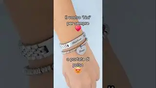 I vostri nomi per sempre&hearts;️✨️ #gioielli #regali #regalo #sanvalentino #coppia #rockabye #bracciale