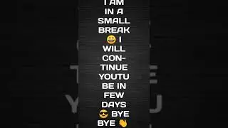 #Break1 #Exams