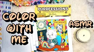 Relaxing Coloring with Ohuhu Markers 🎨 | ASMR for Stress Relief & Creativity ✨ Cute and Comfy Cat 😻 