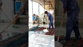 Process of washing rugs🔥 Its so satisfying &hearts;️ #antique #art #traditionalrugs #vintage #fashion #rugs