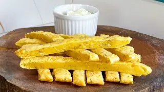 DESCOBRI A MELHOR RECEITA DE PALITOS DE TAPIOCA COM QUEIJO | RECEITA SEM GLÚTEN FÁCIL E RÁPIDA