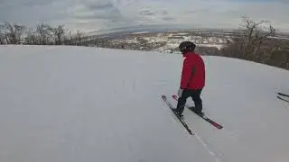 &bull;POV&bull; Skiing Blue Mountain Ontario | Scenic Runs, Lift Ride & a Fail