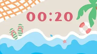 🕒 20-Second Countdown Timer No Music⏱️ | Time's Ticking! Hurry Up! ⏳Timer Galaxy