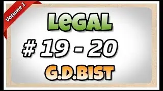 # 19 - 20 | 105 wpm | Legal | G.D.Bist | Volume 1