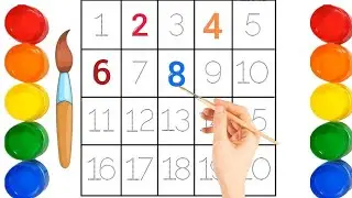 123 counting | 1234 number | colors | nursery rhymes | fun learning with mini toys 🧸