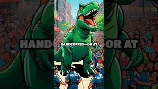 Inflatable Dinosaur Arrested at Texas Protest