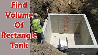 How To Calculate Volume of Rectangle Tank & Liquid Inside The Tank