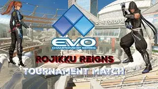 DOA6 - EVO 2018 tournament: Rojikku Reigns Vs. Kasumi player (60fps)