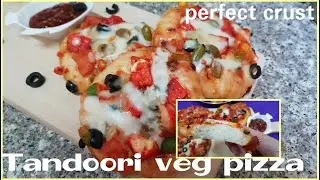 Tandoori Veg Pizza||Tandoori paneer pizza||Mini pizza||Easy pizza dough recipe||Instant pizza sauce