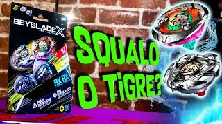 Gill Shark sfida Pearl Tiger! | BEYBLADE X unboxing e combo!
