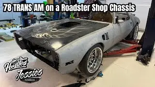 78 Trans Am Metal Work & Test Fit the Roastershop Chassis