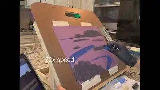 100 Strokes Challenge Landscape with Soft Pastels