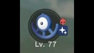 Shiny Alpha Unown U Caught (Legends Arceus)