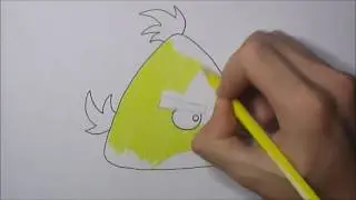How to Draw the Yellow Bird (Angry Birds)