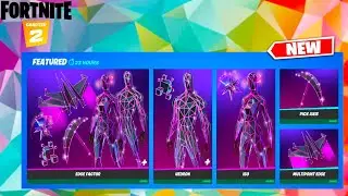 *NEW* HEDRON SKIN GAMEPLAY (FORTNITE CHAPTER 2 SEASON 5) EDGE FACTOR SET SHOWCASE