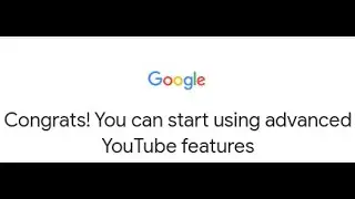 Your channel has lost access to advanced features