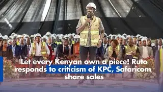Let every Kenyan own a piece! Ruto responds to criticism of KPC, Safaricom  share sales