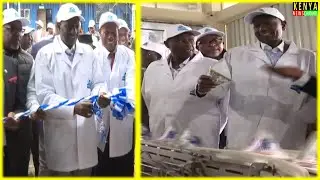 RUTO & GACHAGUA IMPRESSED AFTER OPENING A MILK FACTORY IN MERU