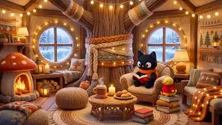 Jazzy Lofi для уютной учебы и работы: зимние мелодии для концентрации и продуктивности ❄️