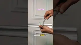 Cara pasang list moulding PVC menggunakan DOUBLE TAPE !! #shorts