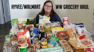 HyVee/Walmart WW Grocery Haul | WW Green Plan