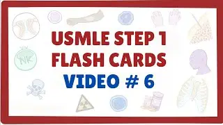 USMLE Step 1 Flashcard Series | Part 6: High-Yield Questions #flashcards #usmle #step1 #medical