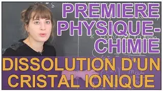 Dissolution d'un cristal ionique - Physique-Chimie 1ère - Les Bons Profs
