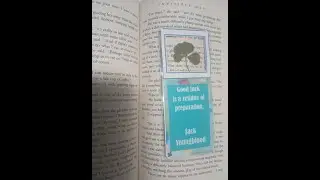 How To (Finish!) A Four Leaf Clover Bookmark XD