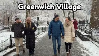 Snowy Greenwich Village Winter Walk ❄️ NYC 2026 Snow Day Magic [4K] #snow #travel #newyork