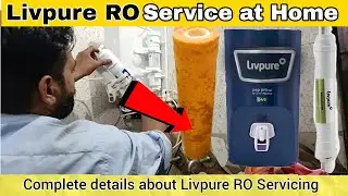Livepure RO Cleaning | Livpure water purifier servicing #livepure #ro #service #cleaning #filter